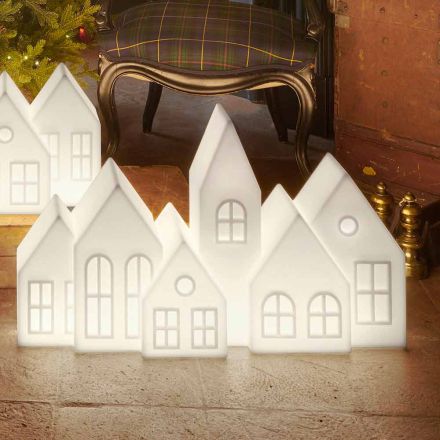 Designerska lampa stołowa z białą lub czerwoną diodą LED Design Slide - Kuusi Viadurini