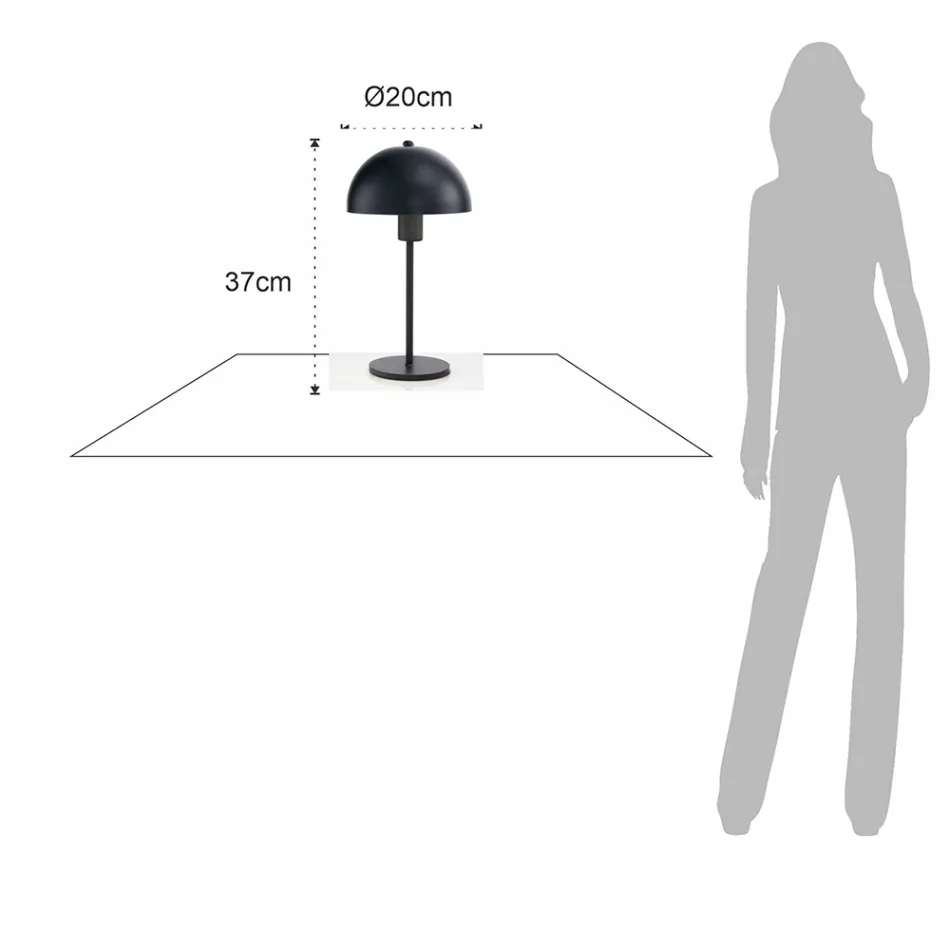 Lampa stołowa z malowanej stali w różnych wykończeniach - Giulia Viadurini