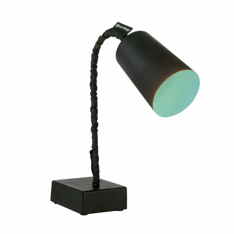 Lampa stołowa In-es.artdesign Paint T2 blackboard elastyczna łodyga Viadurini