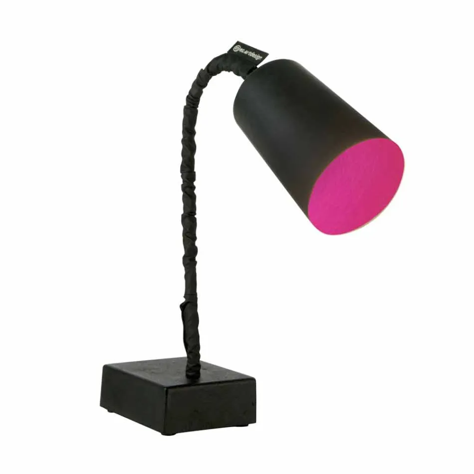 Lampa stołowa In-es.artdesign Paint T2 blackboard elastyczna łodyga Viadurini