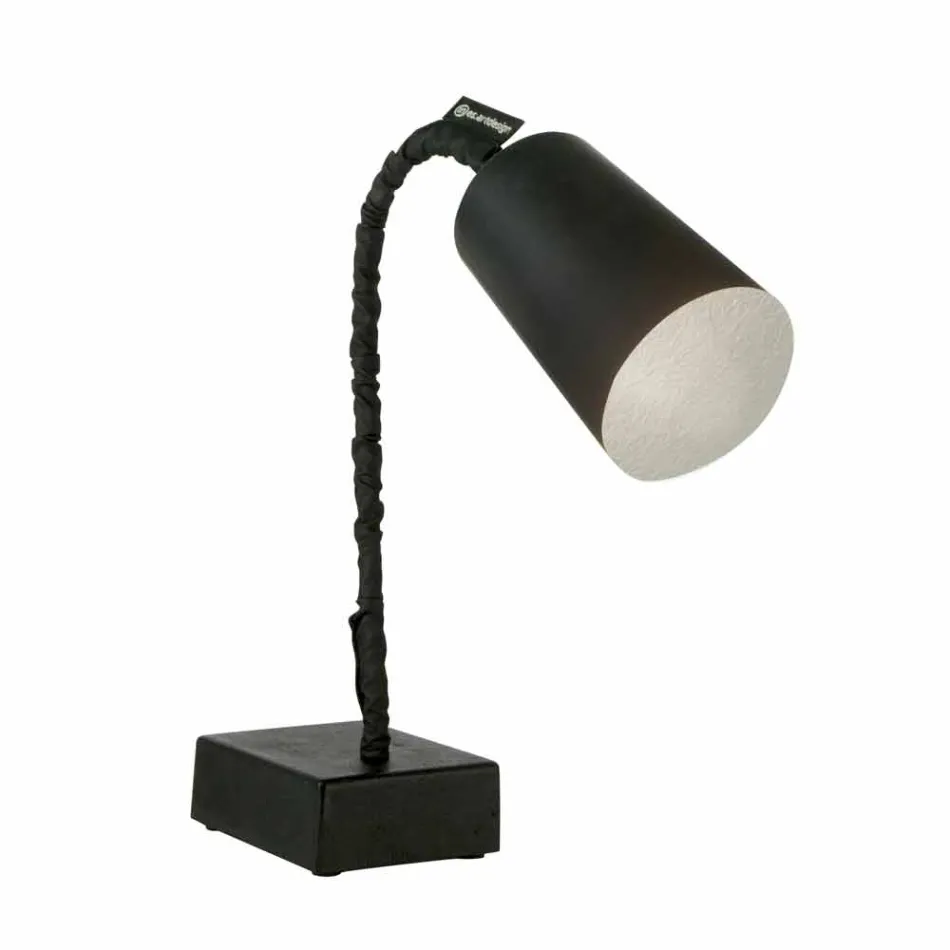 Lampa stołowa In-es.artdesign Paint T2 blackboard elastyczna łodyga Viadurini