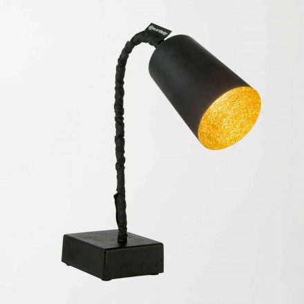 Lampa stołowa In-es.artdesign Paint T2 blackboard elastyczna łodyga Viadurini