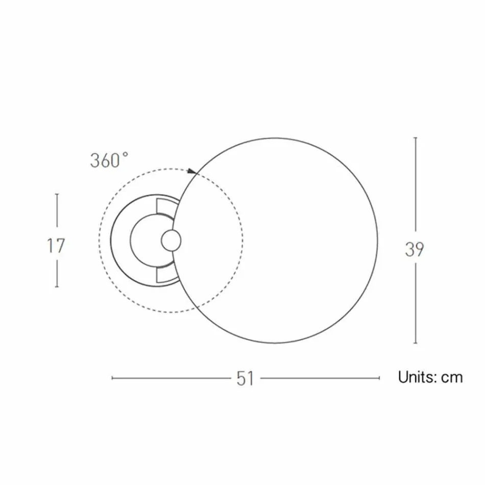 Lampa stołowa z chromu lub czarnego metalu z diodą LED Made in Italy - Orlando Viadurini