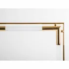 Lampa stołowa z mosiądzu i żywicy z marmurową podstawą Made in Italy - Quizza Viadurini