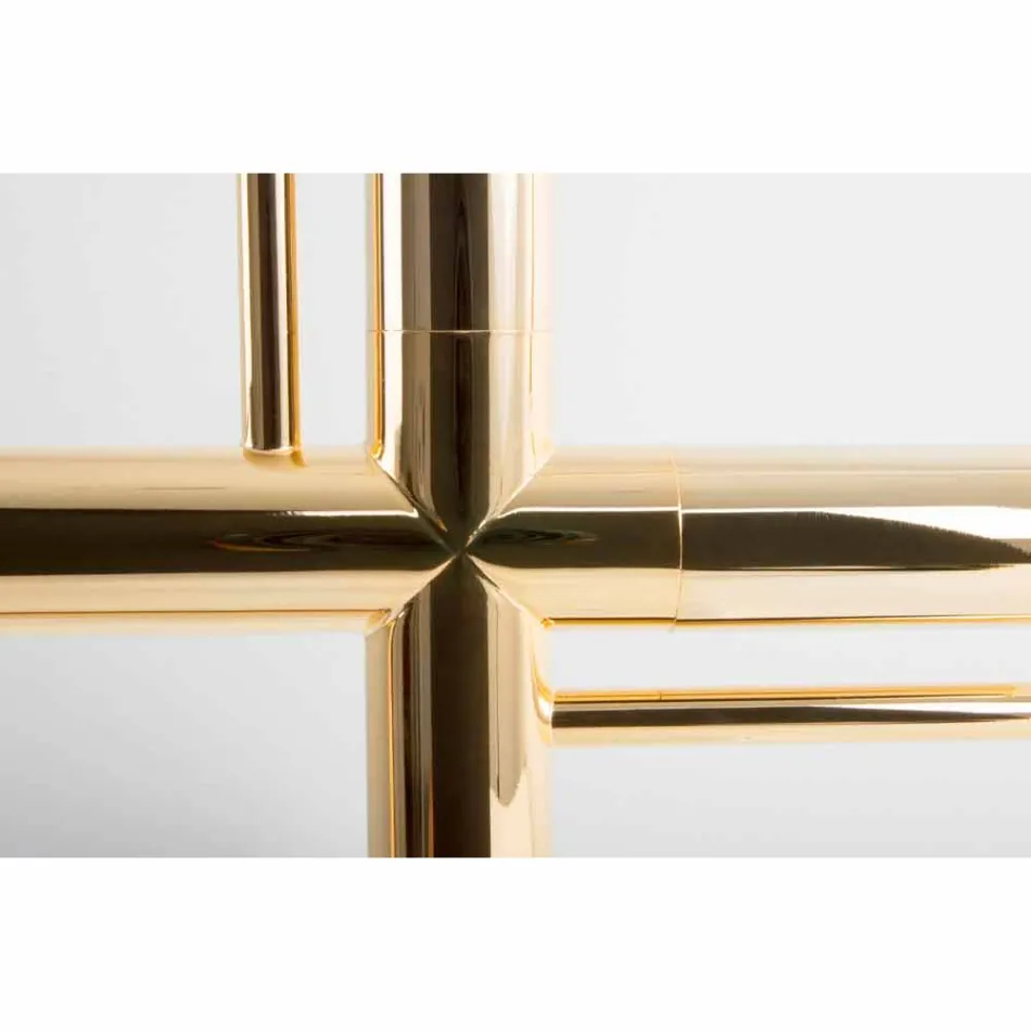 Lampa stołowa z mosiądzu i żywicy z marmurową podstawą Made in Italy - Quizza Viadurini