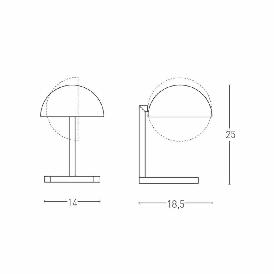 Lampa stołowa z mosiądzu z wykończeniem złotym lub palladowym Made in Italy - Adana Viadurini