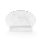 Lampa stołowa zasilana diodami LED z pleksi Made in Italy - Roszpunka Viadurini