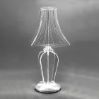 Lampa stołowa z PMMA znakowanego laserowo Made in Italy - Moana Viadurini