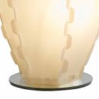 Lampa stołowa z perłowego piaskowca wykonana we Włoszech Gisele, śr. 27 cm Viadurini