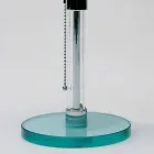 Szklana lampa stołowa z opalizującym kloszem Made in Italy - Dacca Viadurini