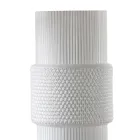 Lampa stołowa z ręcznie dmuchanego szkła w Wenecji i metalu - Satomi Viadurini