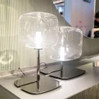 Lampa stołowa LED z metalową konstrukcją Made in Italy - Donatina Viadurini
