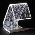 Lampa stołowa Led Crystal Akrylowa składana dekoracja laserowa - Possett