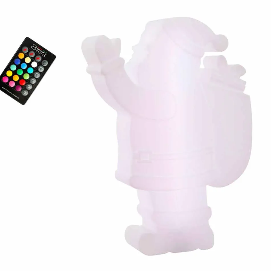 Nowoczesna lampa stołowa LED w kształcie Świętego Mikołaja - Babbostar Viadurini