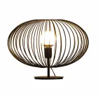 Nowoczesna lampa stołowa z malowanej stali, Ø48xH35 cm, Gabriella Viadurini