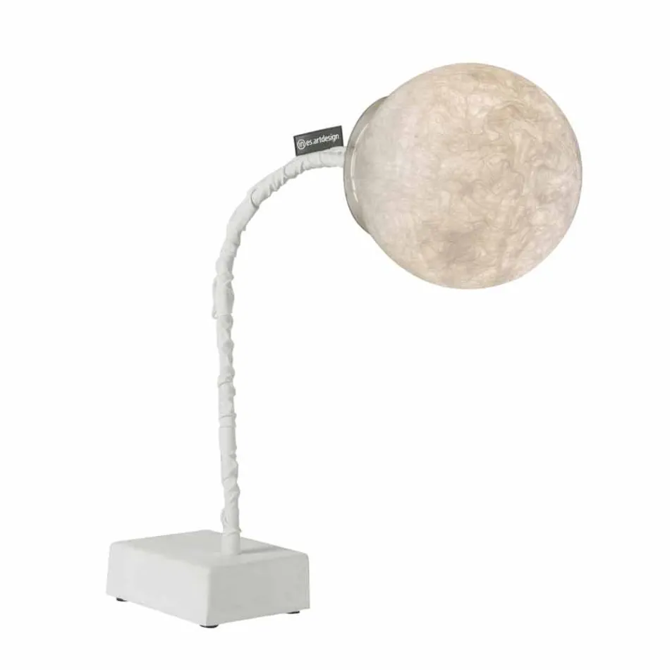 Lampa biurkowa nowoczesna elastyczna trzpień In-es.artdesign MicroT Luna Viadurini