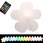 Nowoczesna lampa stołowa lub podłogowa z białego plastiku - Fiorestar Viadurini