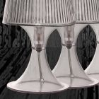 Przezroczysta lampa stołowa z poliwęglanu wyprodukowana we Włoszech Frosinone Viadurini