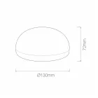 Przenośna lampa stołowa LED 1W z ładowaniem USB 2 sztuki - Zecchino Viadurini