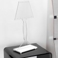 Formowana lampa stołowa z pleksi, światła LED, Ferla