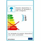 Kształtna lampa stołowa, światło pleksi Ferla LED Viadurini