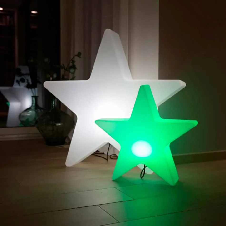 Lampa stołowa z polietylenu Solar lub LED Star Design - Ringostar Viadurini