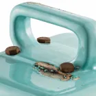 Styl przemysłowa lampa stołowa w ceramicznych i żelaza Valerie Viadurini