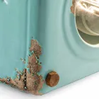 Styl przemysłowa lampa stołowa w ceramicznych i żelaza Valerie Viadurini