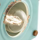 Styl przemysłowa lampa stołowa w ceramicznych i żelaza Valerie Viadurini