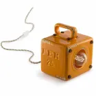 Styl przemysłowa lampa stołowa w ceramicznych i żelaza Valerie Viadurini