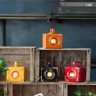 Styl przemysłowa lampa stołowa w ceramicznych i żelaza Valerie Viadurini