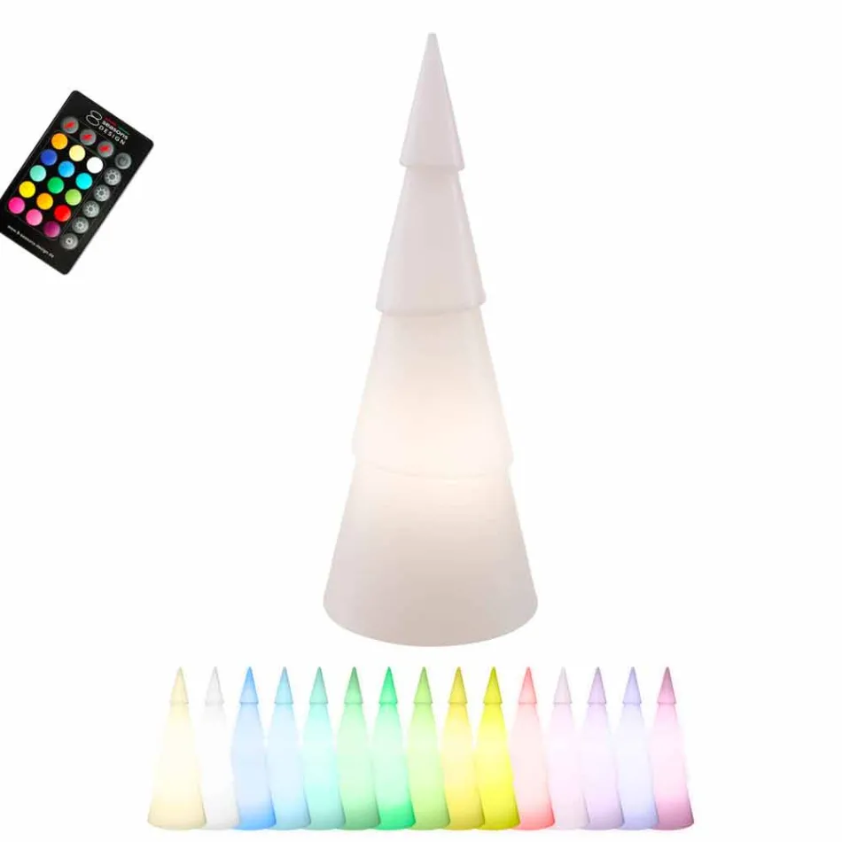 Lampa podłogowa LED lub solarna do wnętrz lub na zewnątrz - Alberostar Viadurini