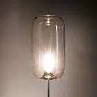 Ręcznie dmuchana lampa podłogowa ze szkła weneckiego - bambus Viadurini