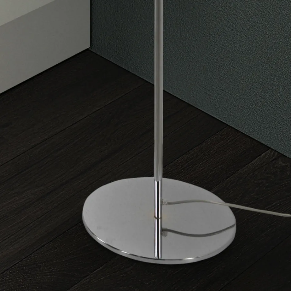 Ręcznie dmuchana lampa podłogowa ze szkła weneckiego - bambus Viadurini