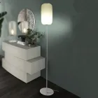 Ręcznie dmuchana lampa podłogowa ze szkła weneckiego - bambus Viadurini