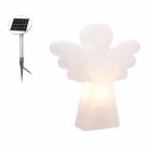 Biała lampa podłogowa E27, Led lub Solar Angel Nowoczesny design - Angelostar Viadurini