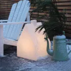 Domowa lampa podłogowa do wnętrz lub na zewnątrz LED, solarna lub E27 - Casastar Viadurini