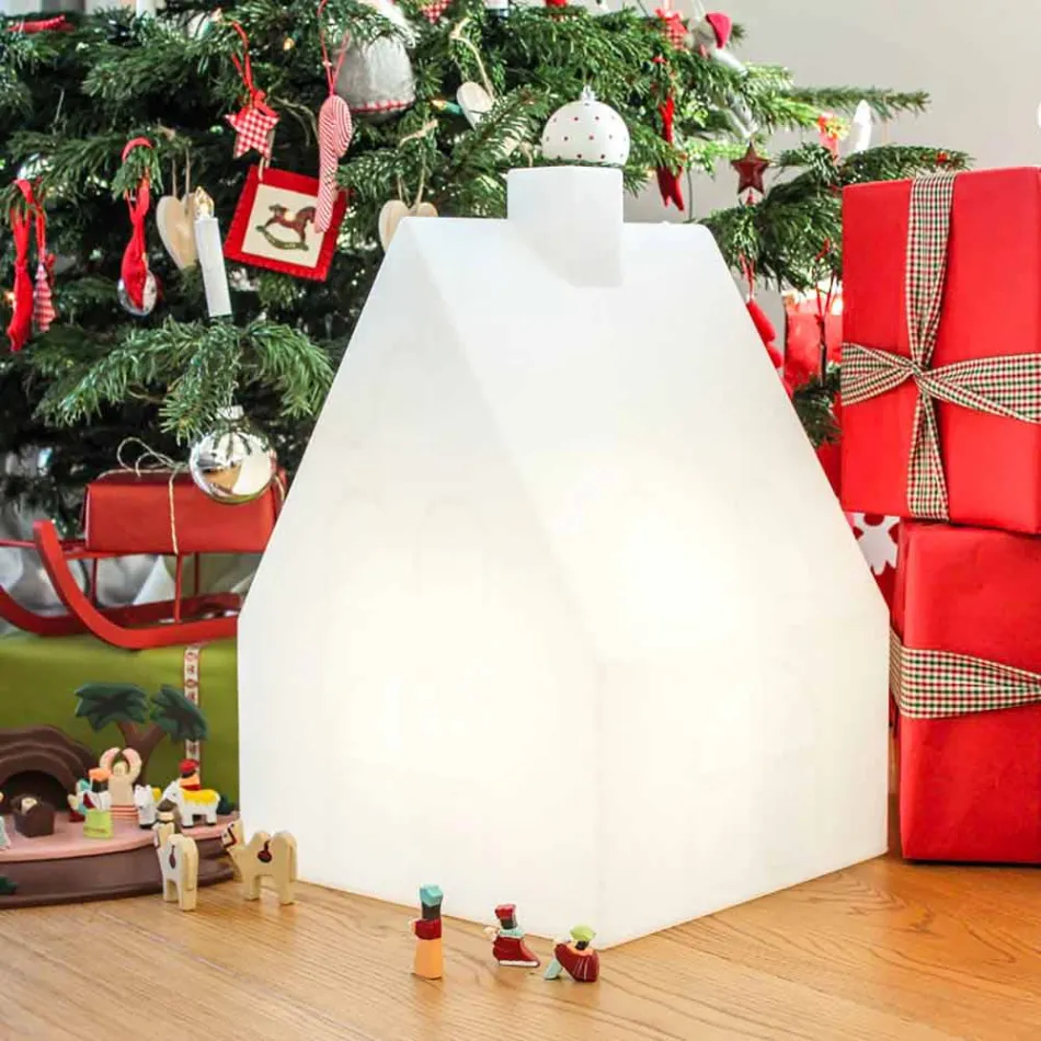 Domowa lampa podłogowa do wnętrz lub na zewnątrz LED, solarna lub E27 - Casastar Viadurini