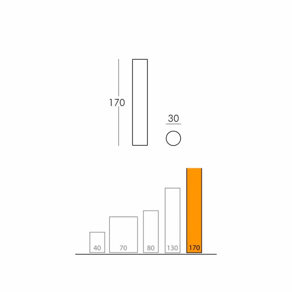 Sufitowa lampa podłogowa Fluo wykonana we Włoszech Viadurini