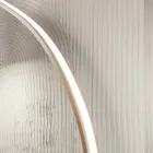 Lampa podłogowa z regulowanym reflektorem i drugim światłem z tyłu - kamfora Viadurini