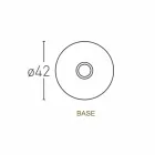 Lampa podłogowa z abażurem z białego polietylenu Made in Italy - Asturia Viadurini