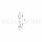 Zewnętrzna lampa podłogowa wykonana z aluminium produkowanego we Włoszech, Aquilina Viadurini