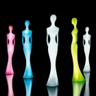 Ogrodowa lampa podłogowa z oświetleniem RGBW Led, projekt statuetki - Penelope od Myyour Viadurini