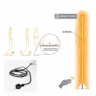 Ogrodowa lampa podłogowa z oświetleniem RGBW Led, projekt statuetki - Penelope od Myyour Viadurini