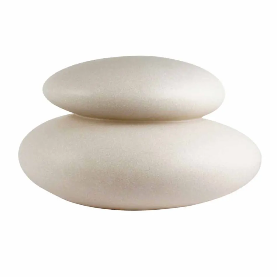 Lampa podłogowa do wnętrz lub na zewnątrz o nowoczesnym naturalnym designie - Sassostar Viadurini