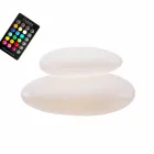 Lampa podłogowa do wnętrz lub na zewnątrz o nowoczesnym naturalnym designie - Sassostar Viadurini