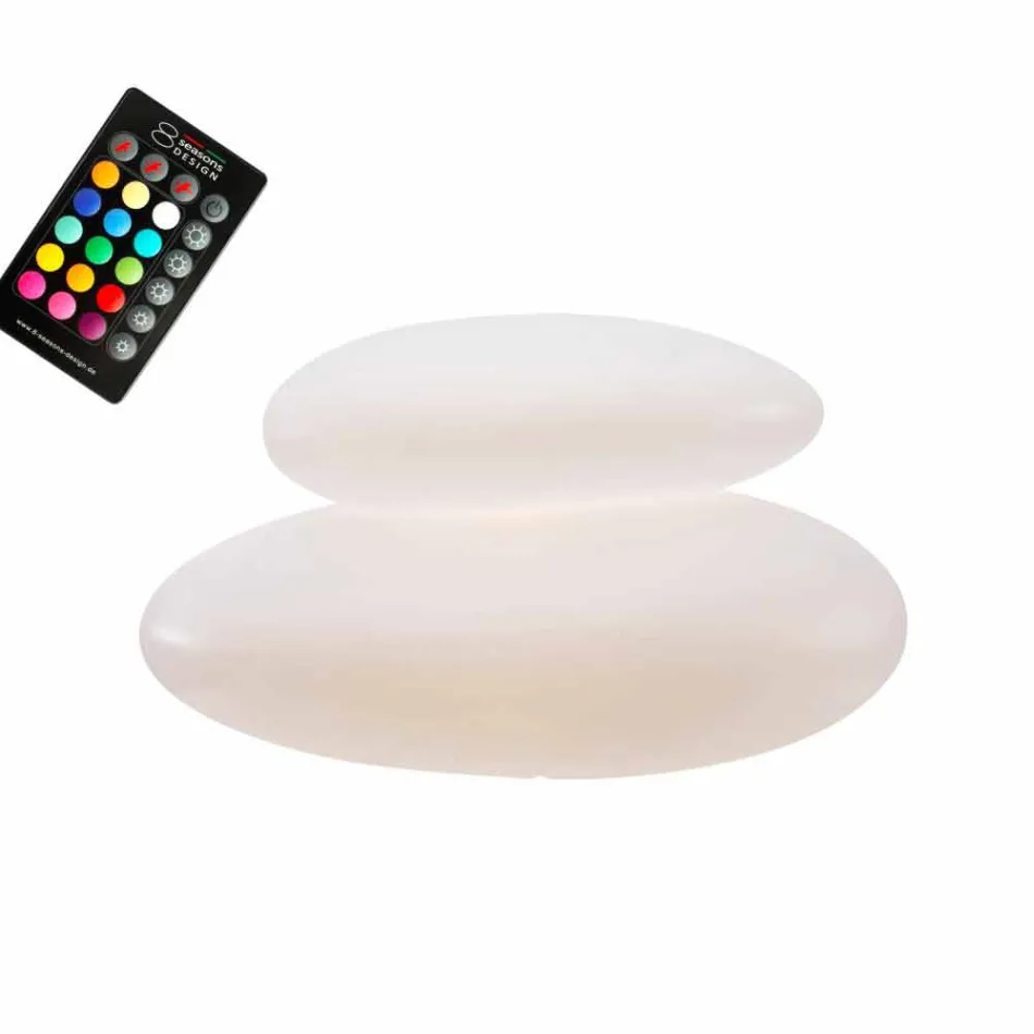 Lampa podłogowa do wnętrz lub na zewnątrz o nowoczesnym naturalnym designie - Sassostar Viadurini