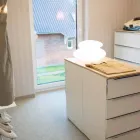 Lampa podłogowa do wnętrz lub na zewnątrz o nowoczesnym naturalnym designie - Sassostar Viadurini