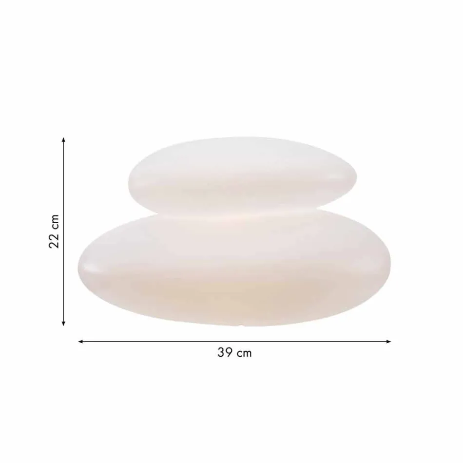 Lampa podłogowa do wnętrz lub na zewnątrz o nowoczesnym naturalnym designie - Sassostar Viadurini