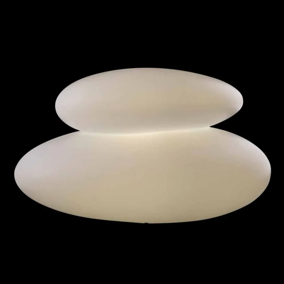 Lampa podłogowa do wnętrz lub na zewnątrz o nowoczesnym naturalnym designie - Sassostar Viadurini